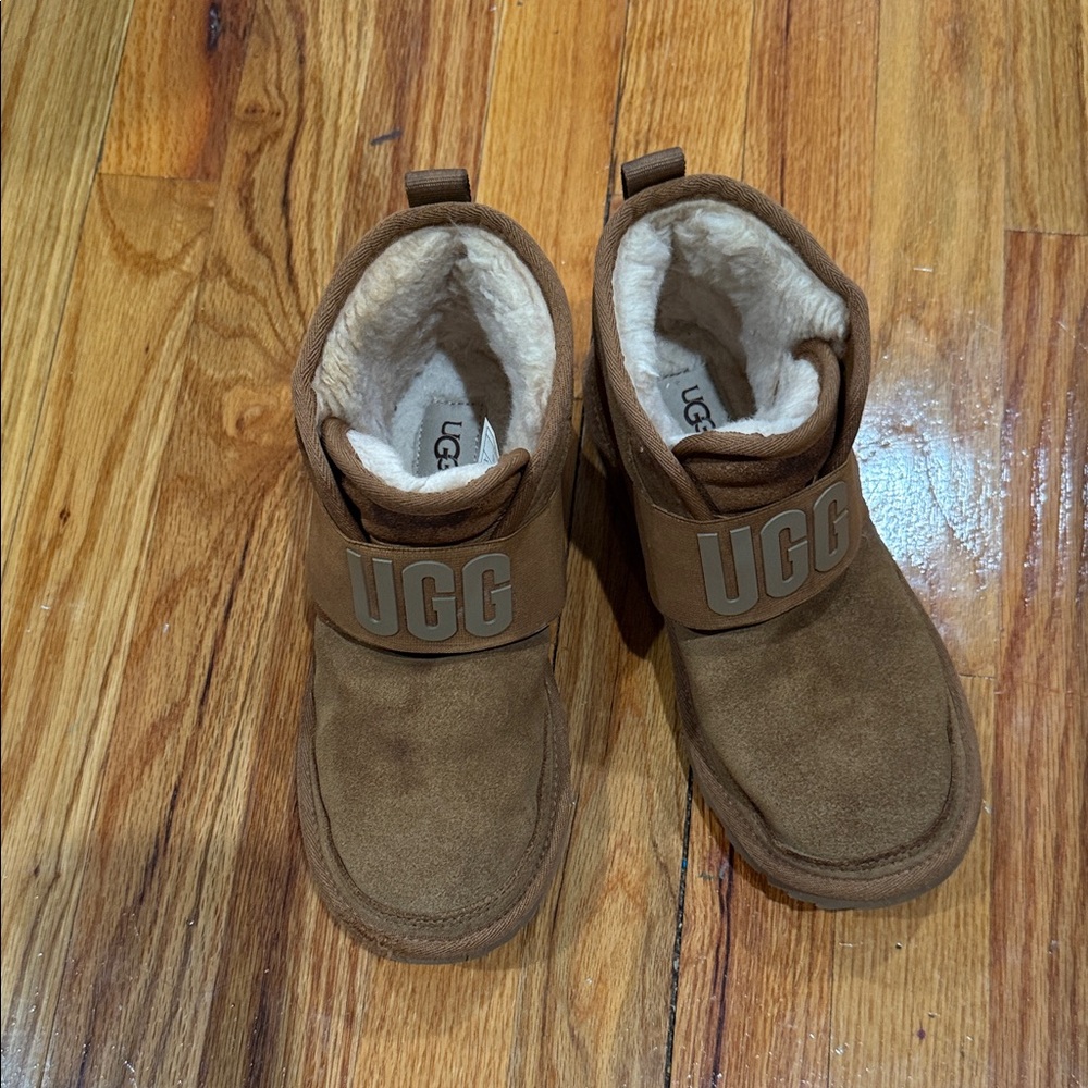 UGG Chestnut Suede Ankle Boots